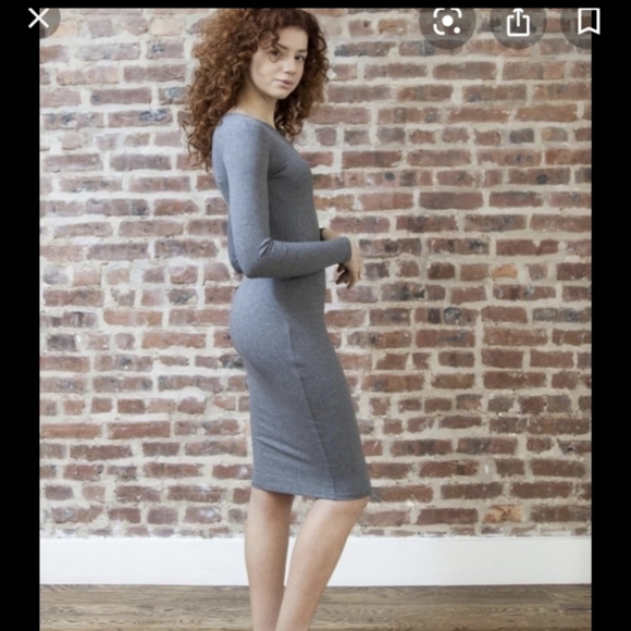 MIMU MAXI Ribbed Dress - Picture 1 of 4